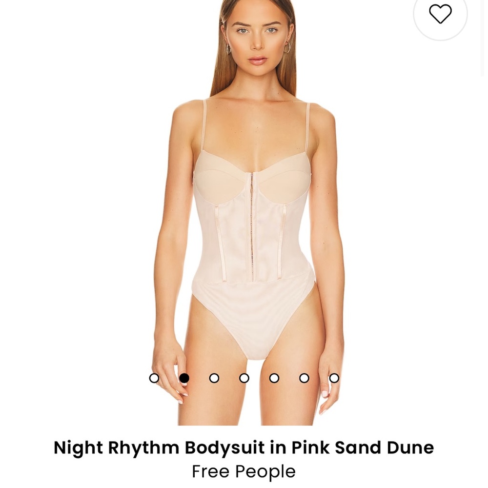 Free People - Night Rhythm body suit - Small - Cream/Ivory